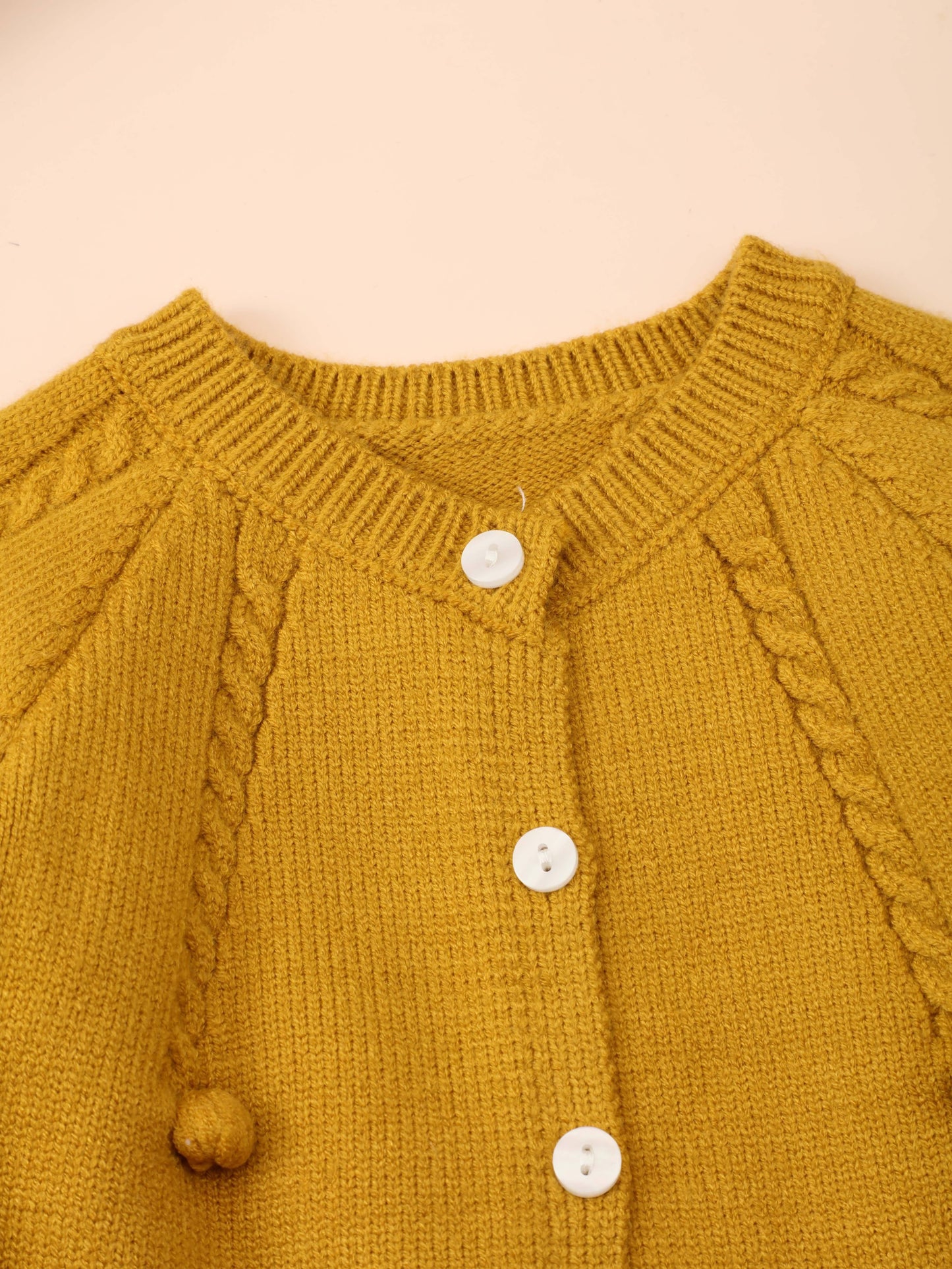 👶 Baby Girl Cozy Sweater – Soft Fall/Winter Cardigan