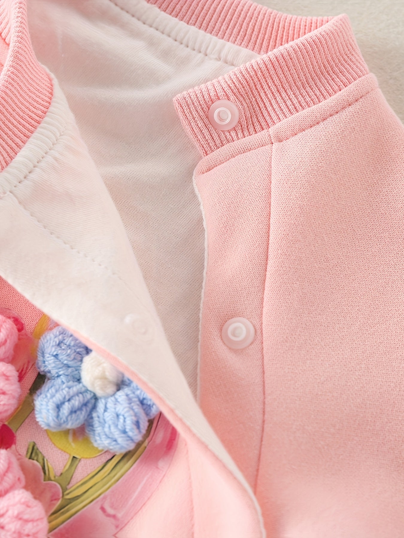 🌸 Soft Floral Baby Romper
