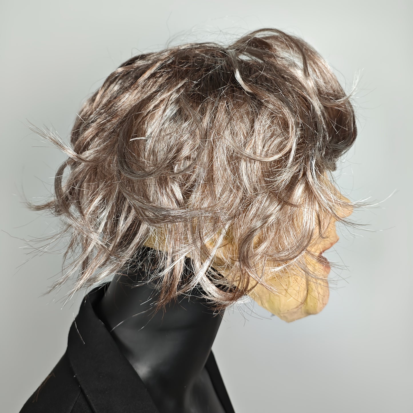 👵 Elderly Woman Mask – Realistic Latex Halloween Costume