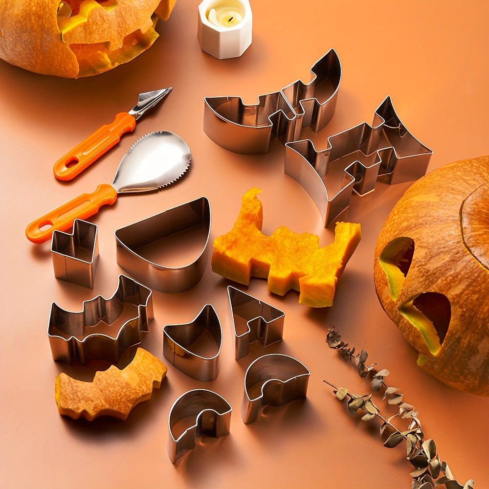 🎃✨ 12pcs Pumpkin Carving Kit – DIY Halloween Tools