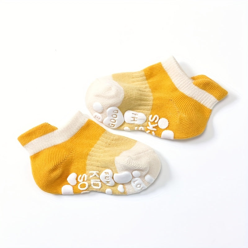 ☁️ Kids Non-Slip Socks (5prs)