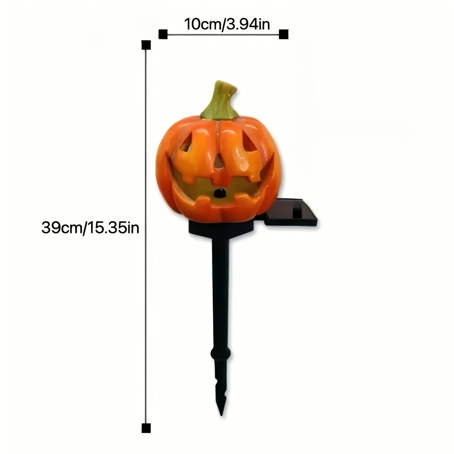 🎃 Solar Pumpkin Lantern – LED Outdoor Halloween Decor