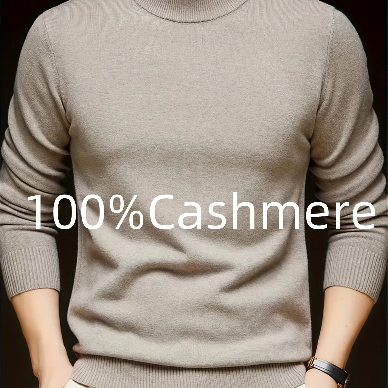 100% Velvet Men's Sweater – Casual & Comfortable, Soft Fabric, Warm, Ideal for Business Layering