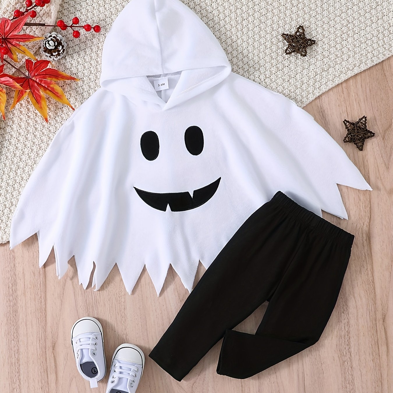 🧛 Boys' Halloween Cape Set – Spooky Outdoor Costume