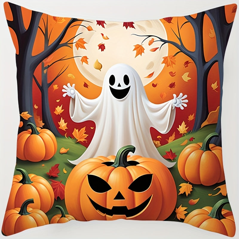 🎃🖤 Halloween Pillow Covers (4pcs)