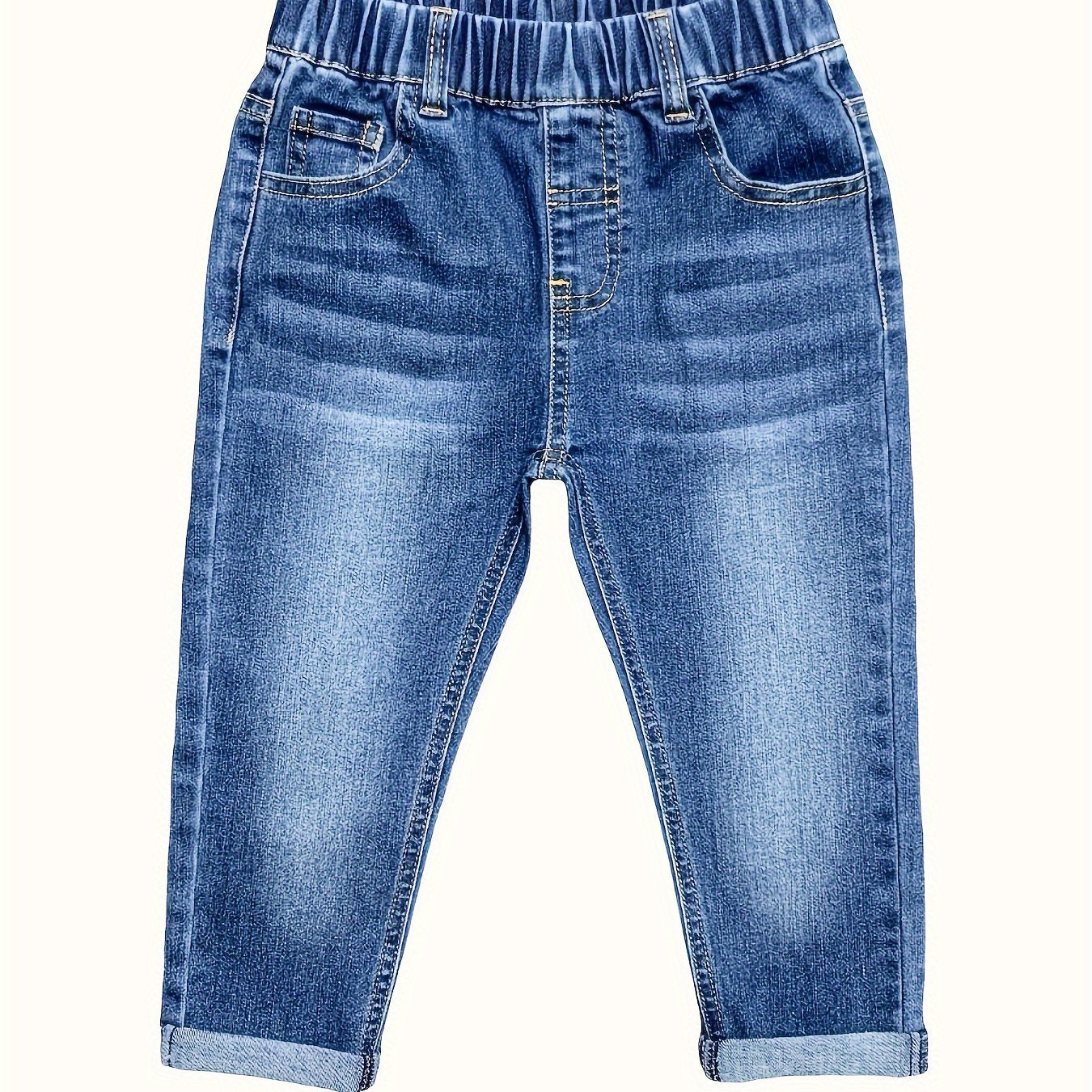 👖 Kids Elastic Denim Jeans