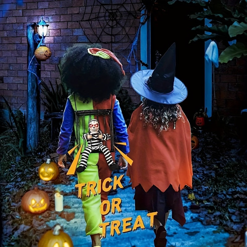💀 Trickster Skull Decoration – Motion Sensor Halloween Prop