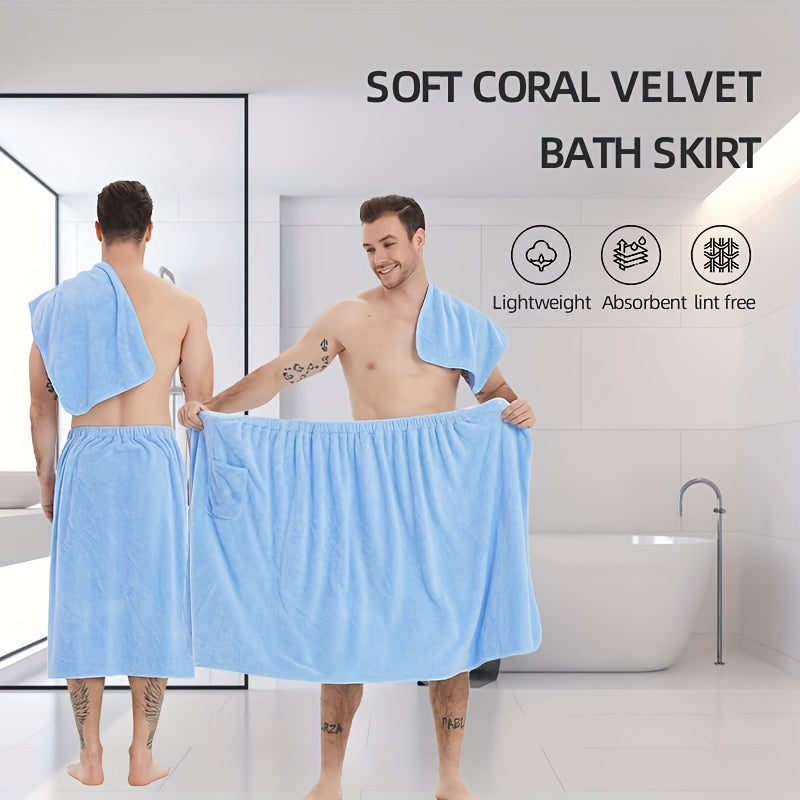 🧖♂️ Men’s Microfiber Bath Set (2pcs)