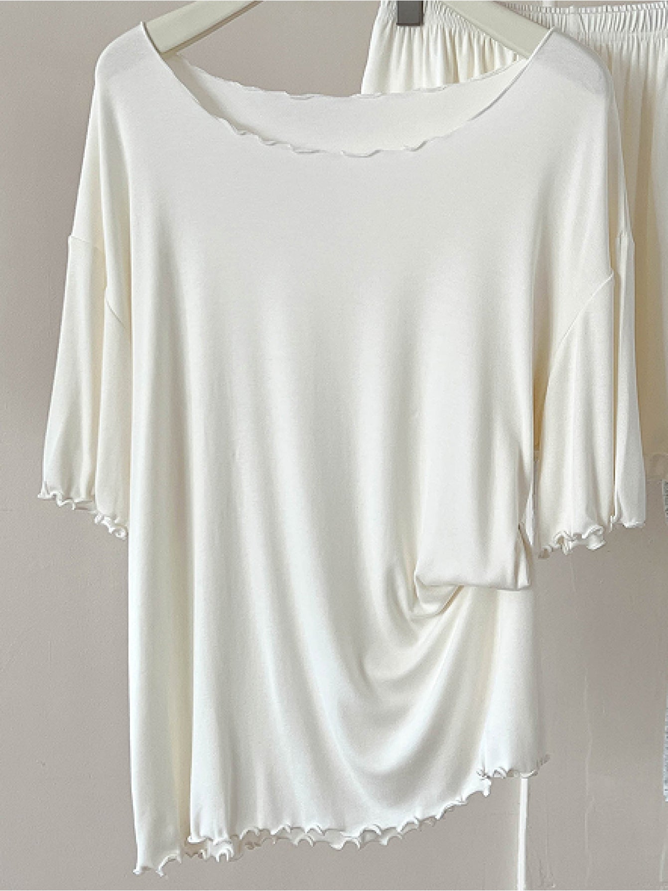 Women’s Soft Modal Viscose Short Sleeve & Shorts Pajama Set – Comfortable Summer Home Wear