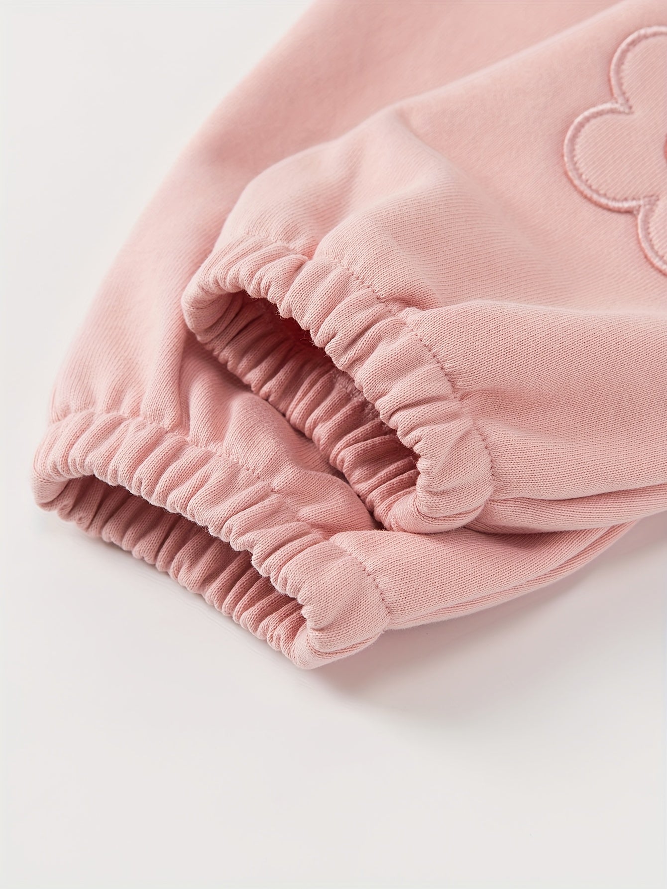 Gurcooc Girls' Hooded Sweatshirt & Pants Set – Floral Print Long Sleeve Pullover with Front Buttons, Spring/Fall Casual Outfit for Outdoor Play