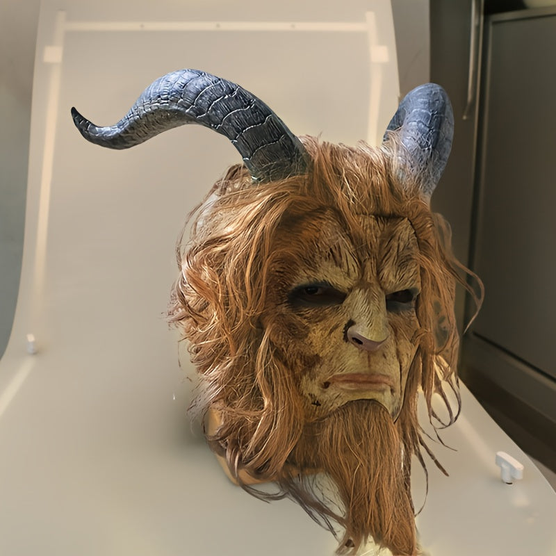 👹 Mythical Creature Mask – Horned Halloween Costume