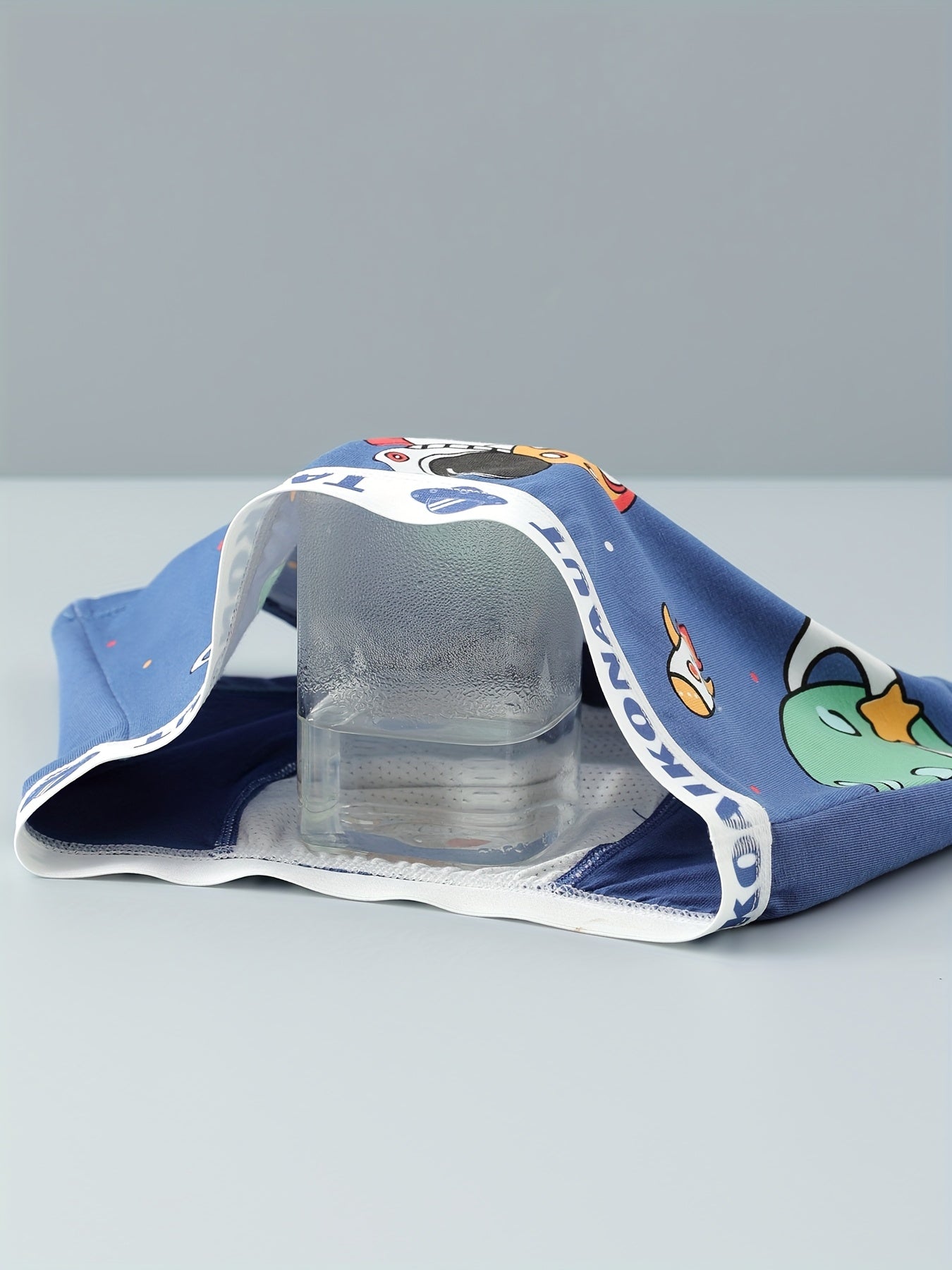 4pcs Boys' Cotton Underwear – Soft, Breathable Four-Corner Shorts for All Seasons