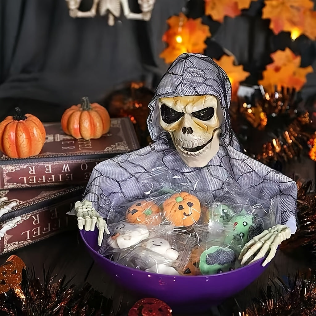 🎃 Halloween Candy Dish – Light-Sensitive Table Decoration