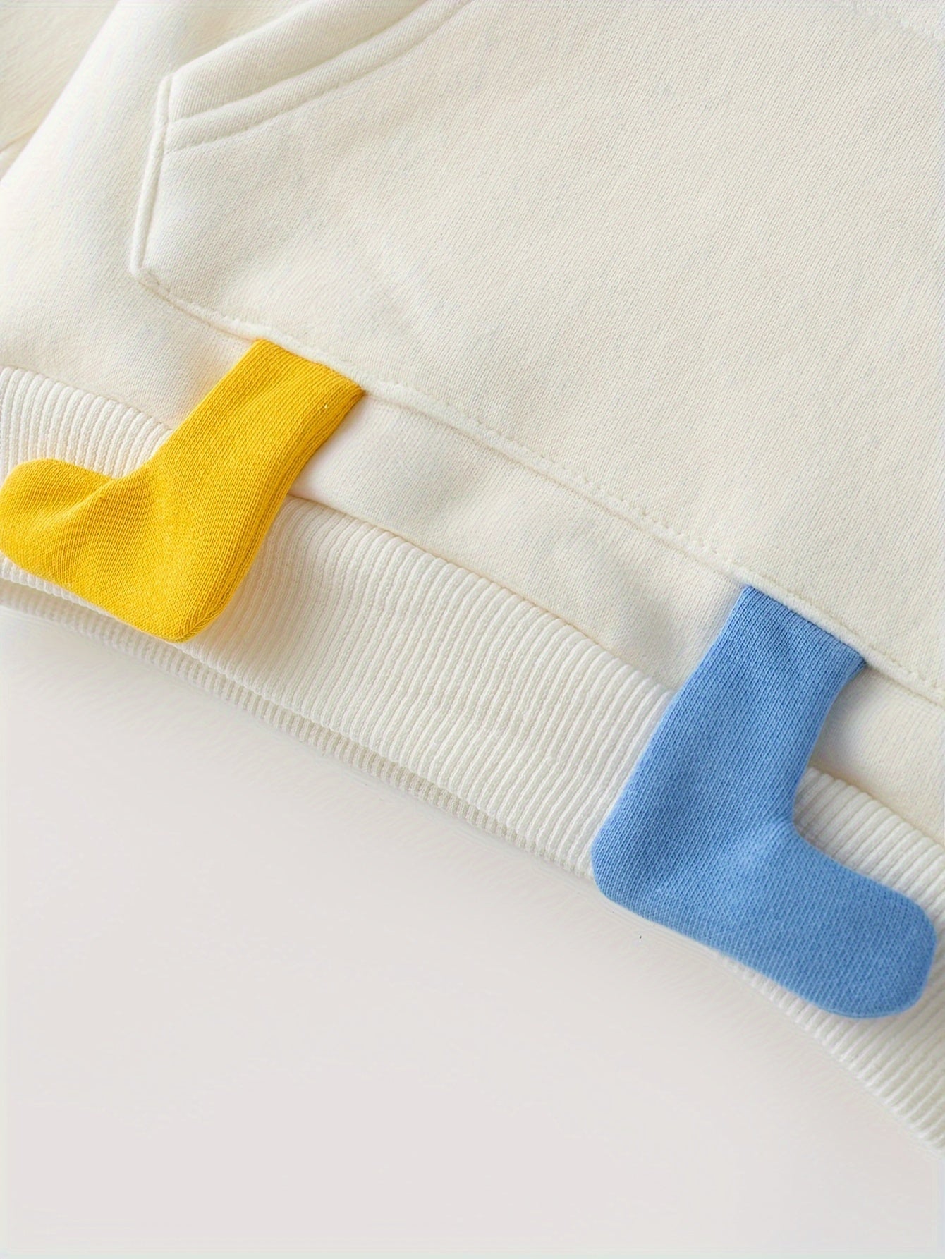 Letter Pocket Velvet Suit – Casual Set for Men, Women & Children