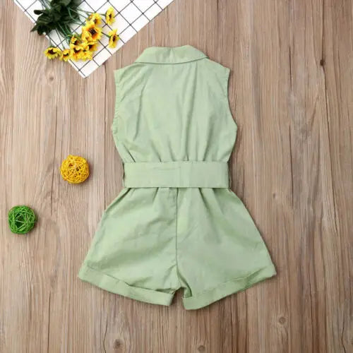 🎀 Bow-Tie Baby Playsuit