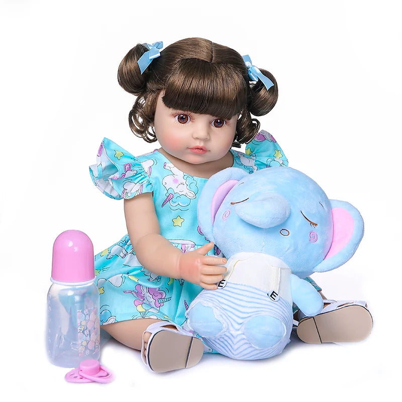 50CM Full Body Soft Silicone Popular Sweet Face Reborn High Quality Doll
