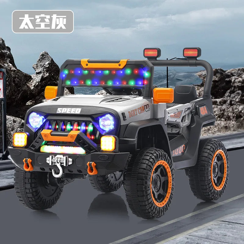 Powerful 3-6Y Kids Electric 4WD Off-Road Ride-On Car – Parent-Child Model