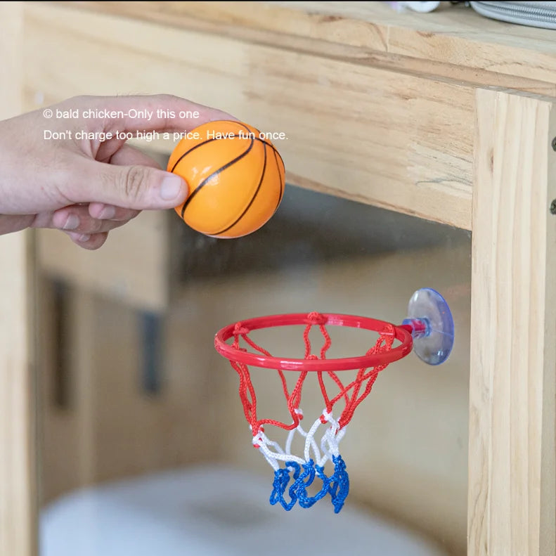 Mini Basketball Hoop Set – Elastic Ball Shooting Game for Kids