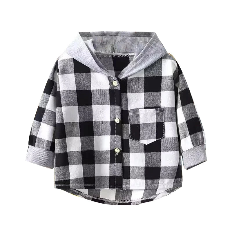 🧢 Kids Plaid Shirt