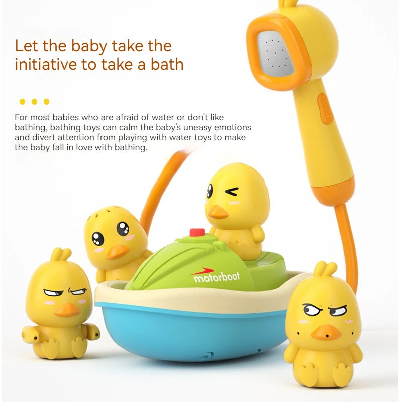 Cute Ducks, for bathtub , Automatic Water Spray