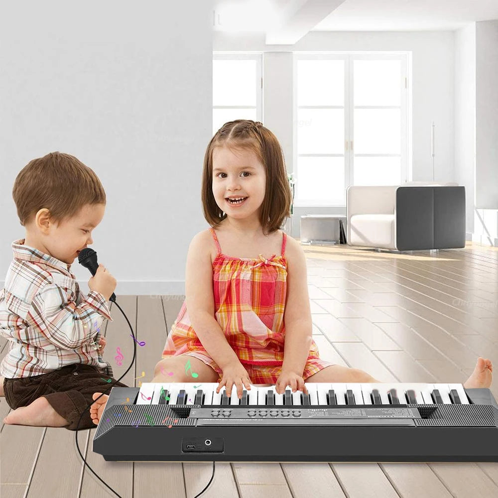 37-Key Kids Electronic Piano Keyboard with Microphone – Fun Musical Toy