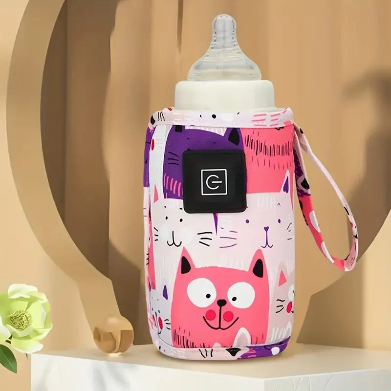 USB Milk, Water Warmer, Travel Stroller Insulated Bag, Nursing Bottle Heater, Portable Bottle Feeding Warmer