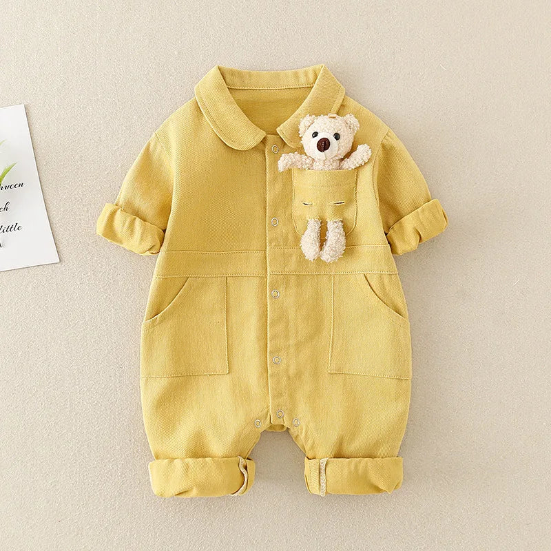 Kids’ Autumn/Spring Jumpsuit – Toddler Outfit & Baby Shower Gift