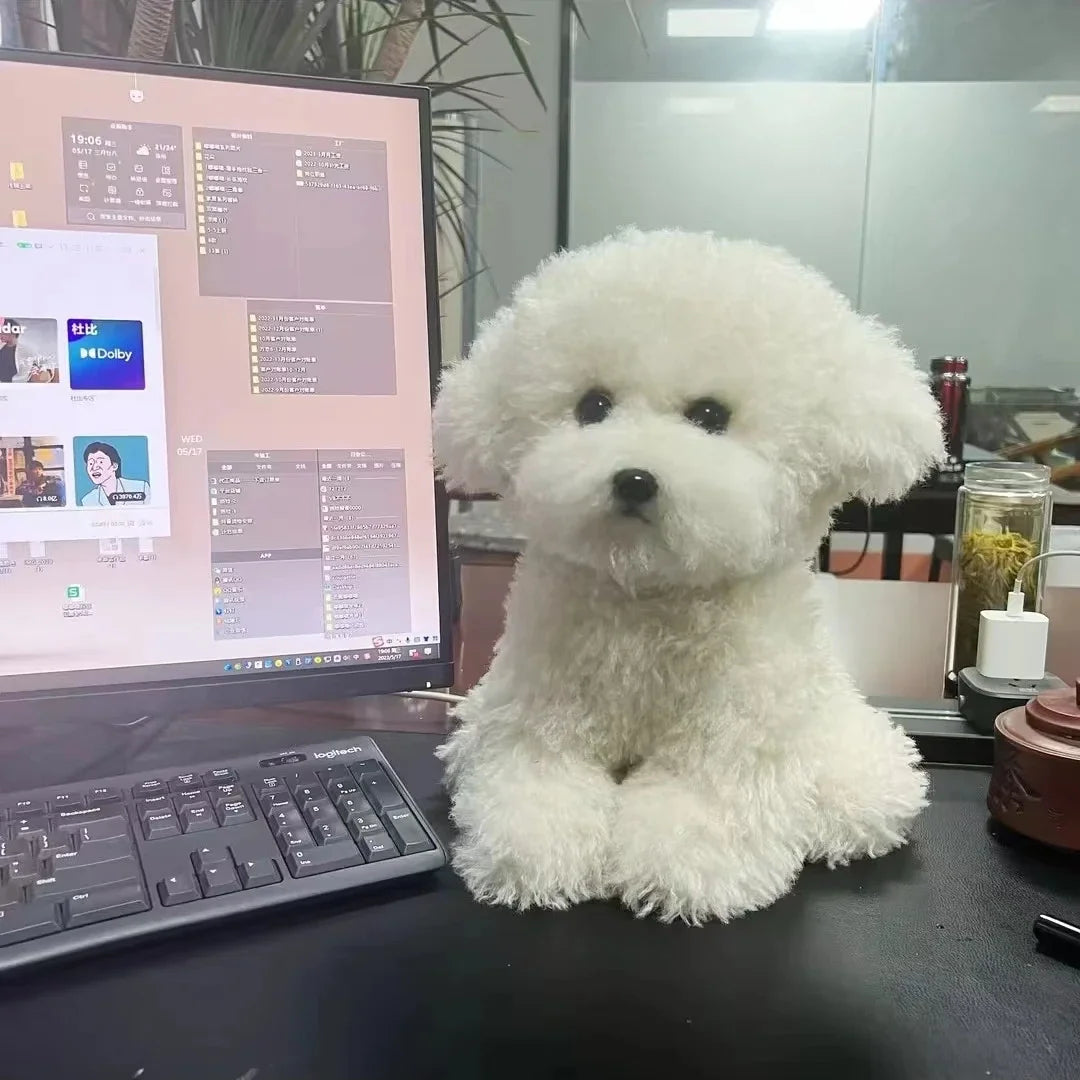 Curly Dog Plush, Toys Cute High Quality