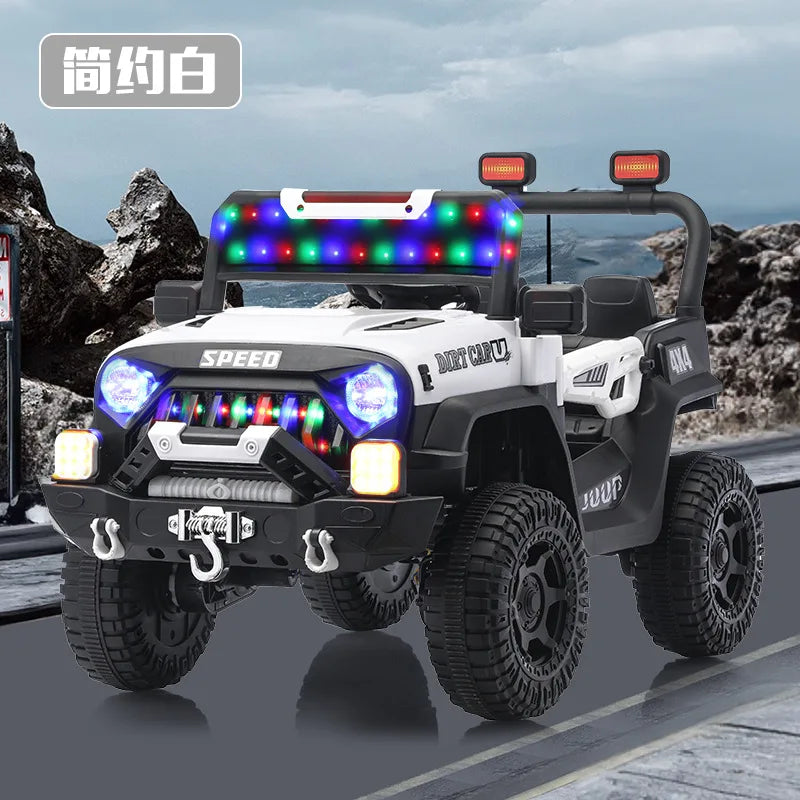 Powerful 3-6Y Kids Electric 4WD Off-Road Ride-On Car – Parent-Child Model
