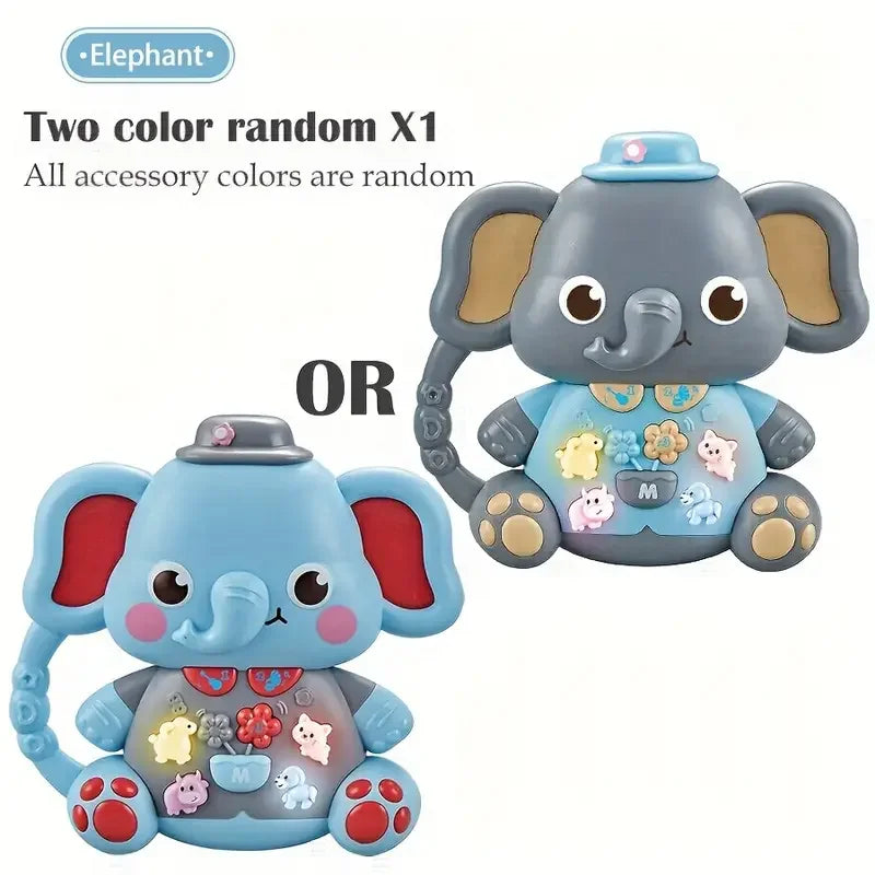 Musical Toys for Toddlers Kora Elephant Lion Baby Piano Light Up Musical Toys Toddler Early Education