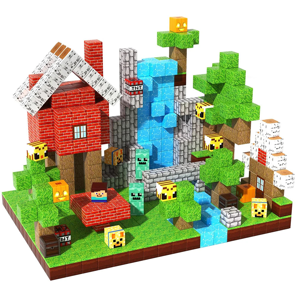 Magnetic Building Blocks – STEM Educational Sensory Construction Toy Set