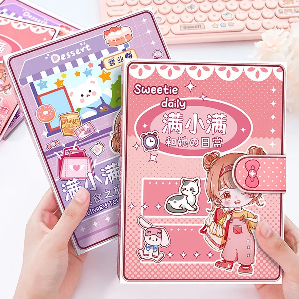Interactive DIY Quiet Book – Educational Dress-Up & Daily Life Play for Kids