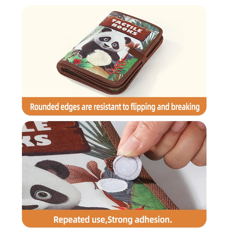 Cognitive and tactile training children's touch books to early education