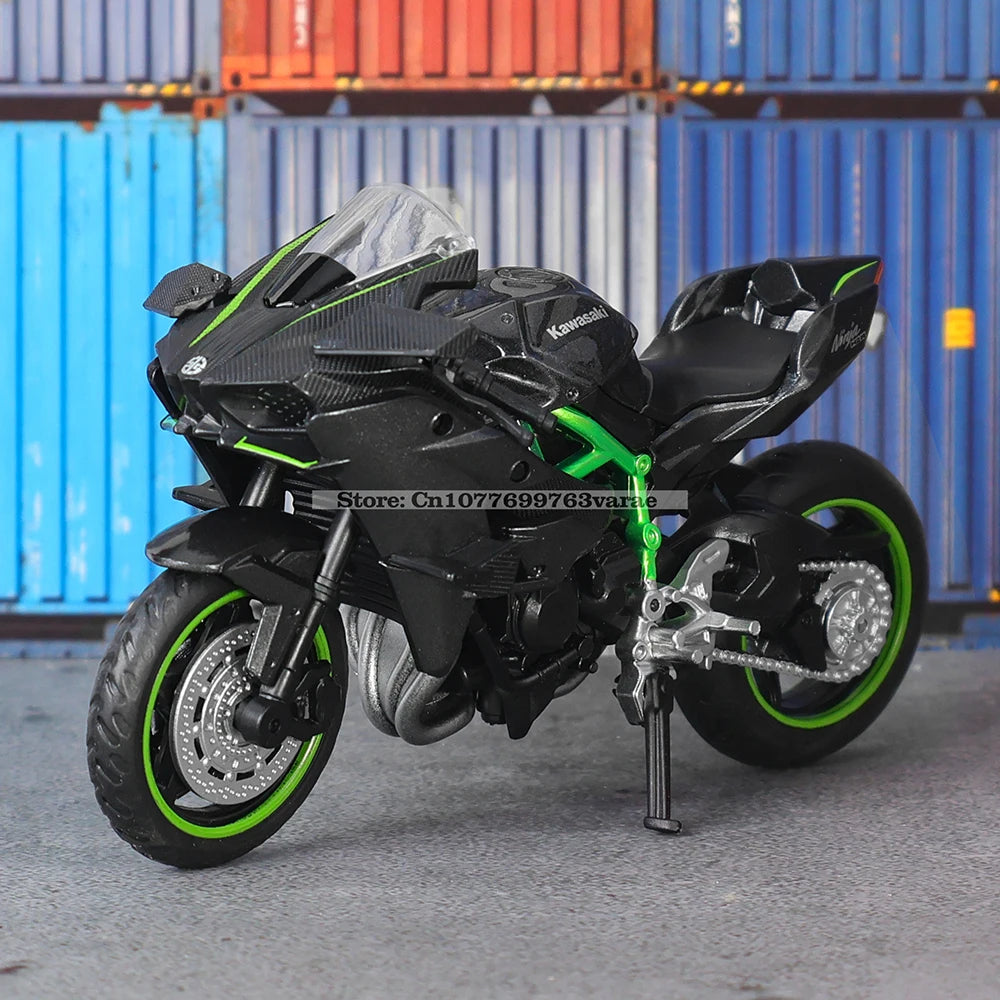 1:18 Scale Kawasaki Ninja H2R & GSX-R1000 Yamaha YZF-R1 Model Set – Classic Motorcycles