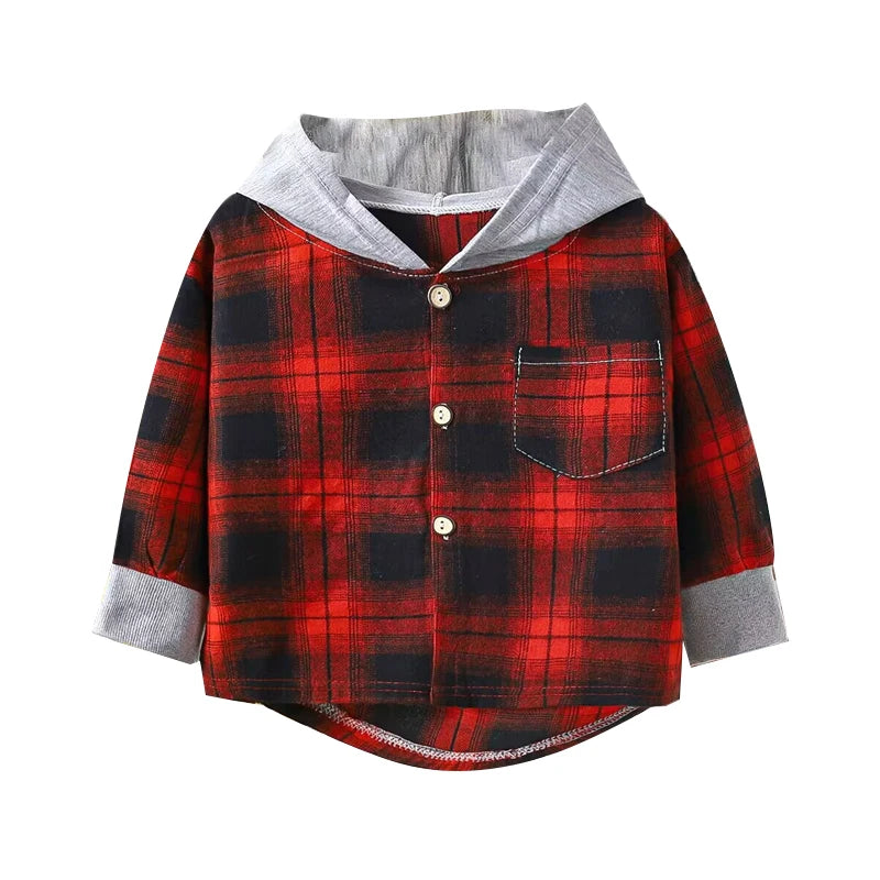 🧢 Kids Plaid Shirt