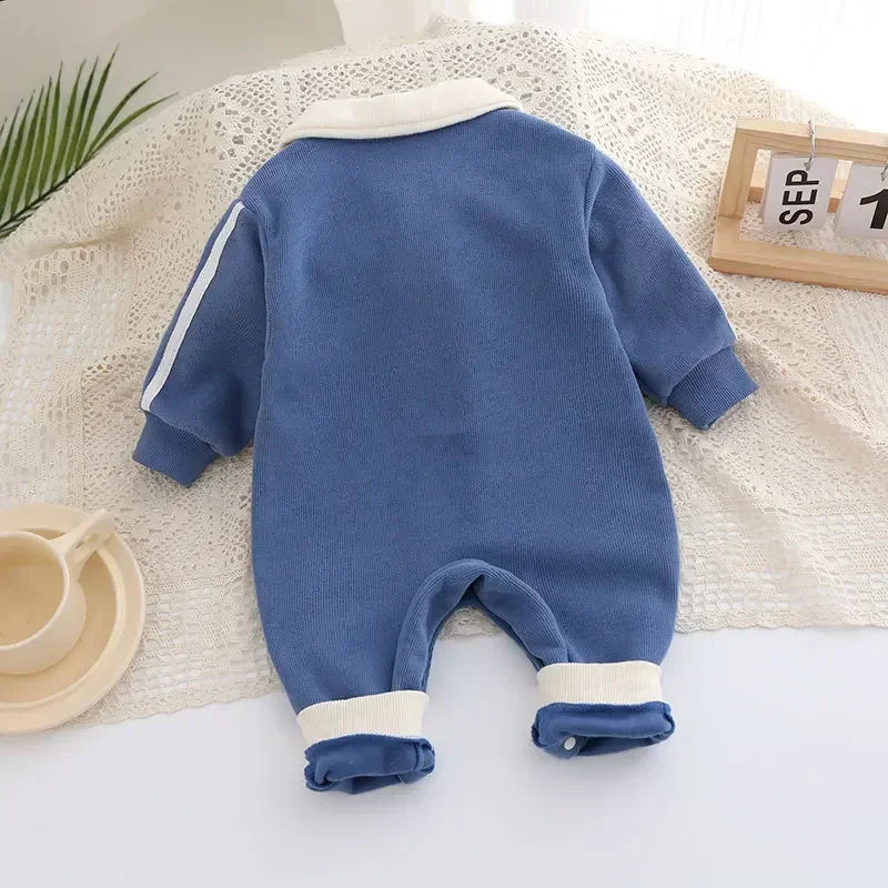 Autumn Rompers Baby Clothes Boys Girls Babies Handsome Onesies Newborn Outing Outfit Bodysuit & One Pieces Hangout Clothes