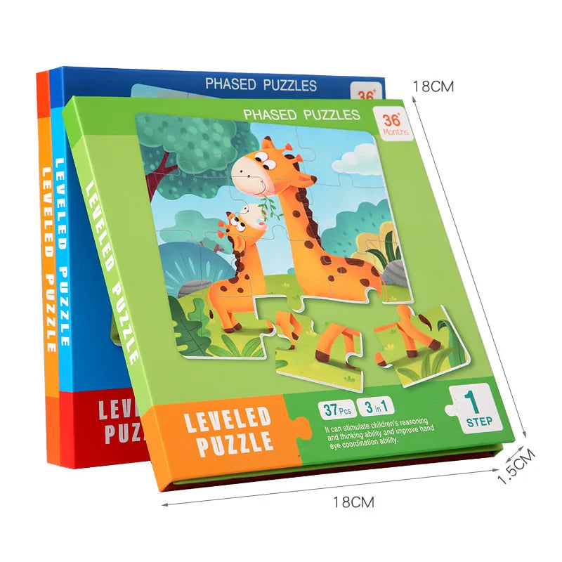 Magnetic Puzzles Portable Book Vehicle Ocean Dinosaur Jigsaw Montessori Early Education With Magnet Boys Girls Toys For Children