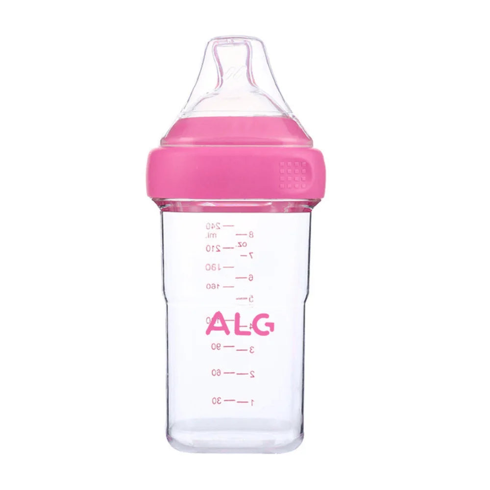0-3Y Newborn Anti-Colic PP Milk Bottle – 150ml & 240ml, 3 Color Options