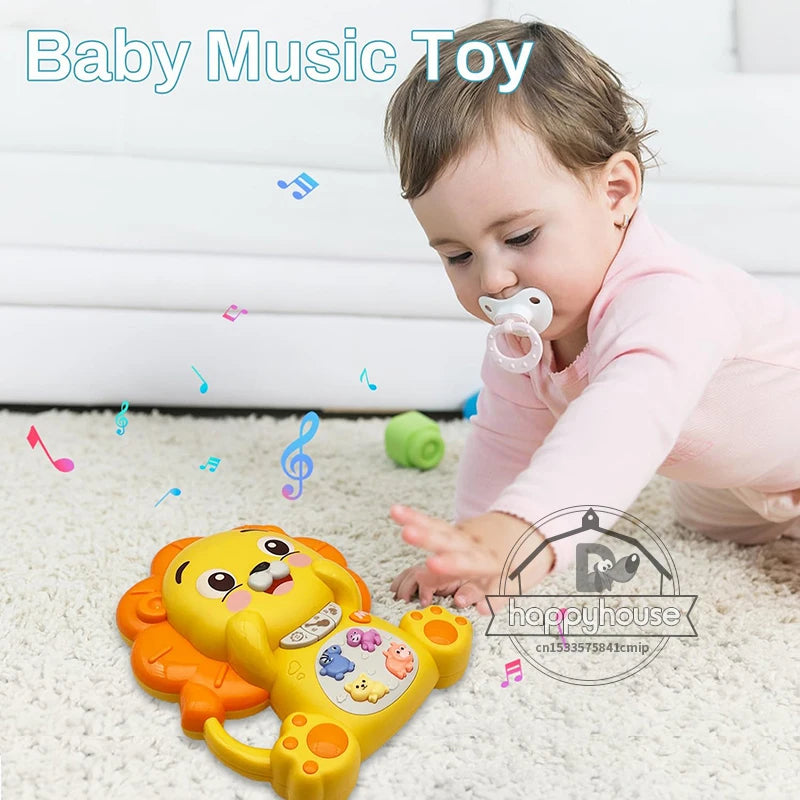 Musical Toys for Toddlers Kora Elephant Lion Baby Piano Light Up Musical Toys Toddler Early Education