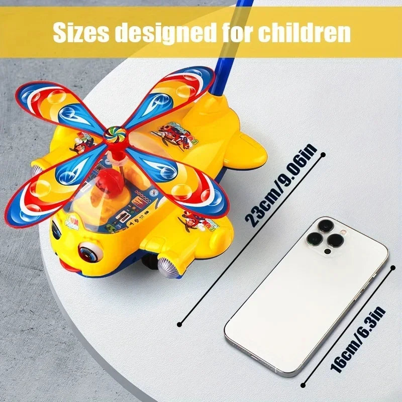 Toddler Push Walker Toy – Fun Airplane Ride-On for Early Walking & Play