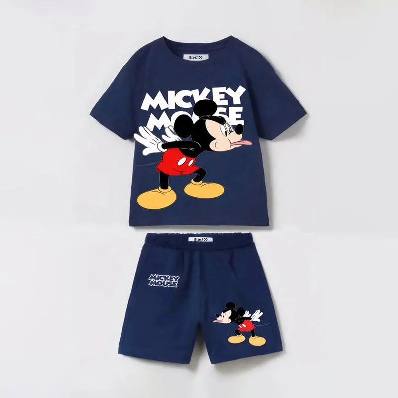 Sommer-Outfit-Set für Baby-Jungen – Kurzarm-T-Shirt und Shorts (1–6 Jahre)