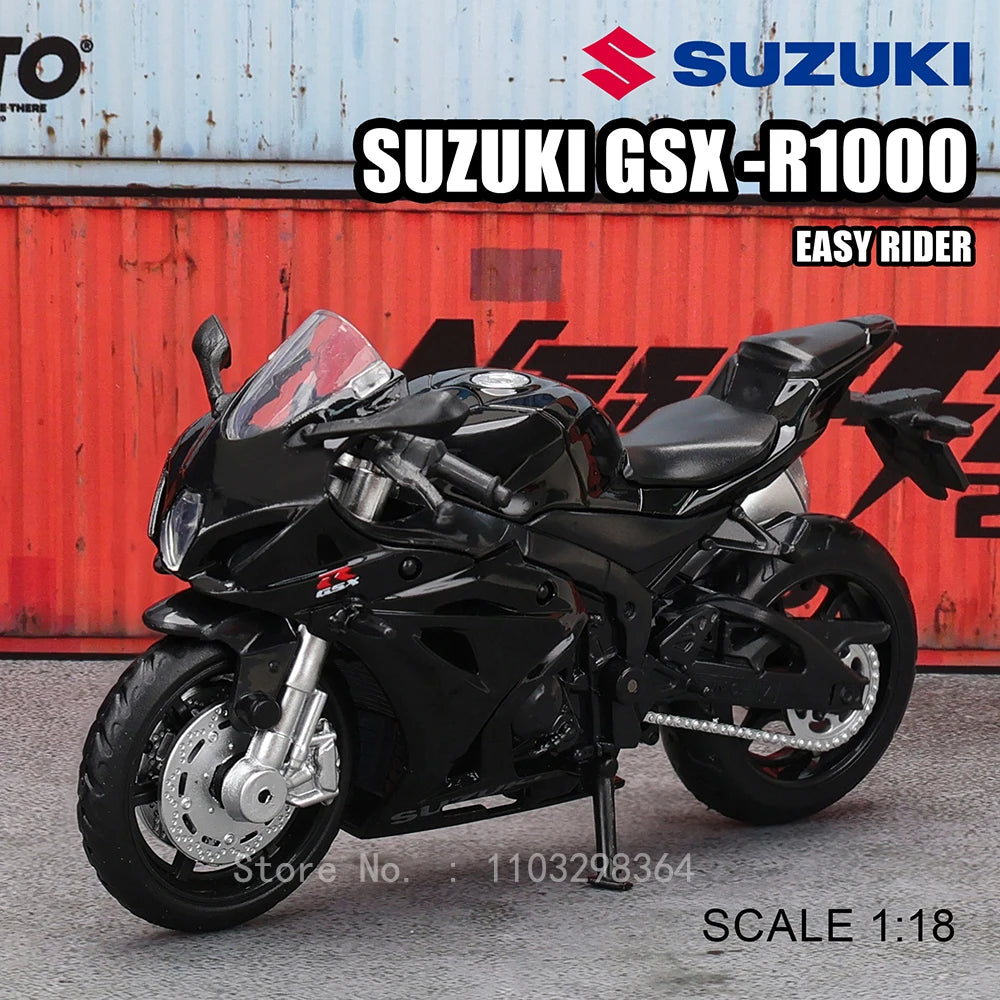 1:18 Scale Kawasaki Ninja H2R & GSX-R1000 Yamaha YZF-R1 Model Set – Classic Motorcycles