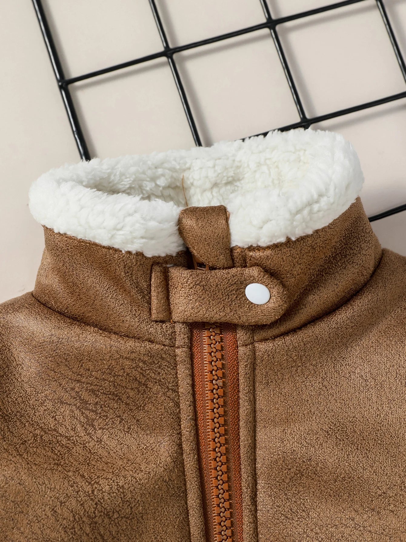 🧥 Coral Velvet Baby Boy Jacket