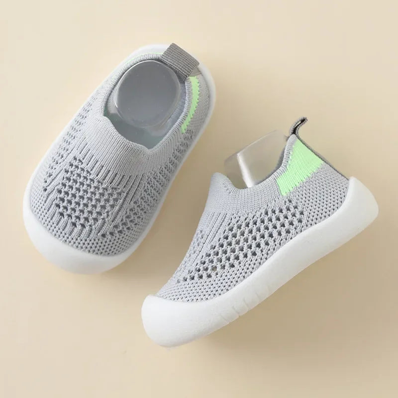 Spring Summer Toddler Shoes, Breathable, Knitted, Non-slip