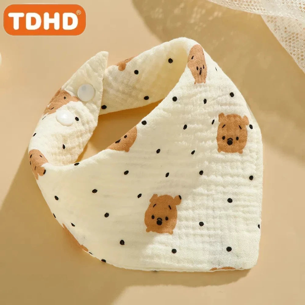 👶 Cotton Muslin Baby Bibs