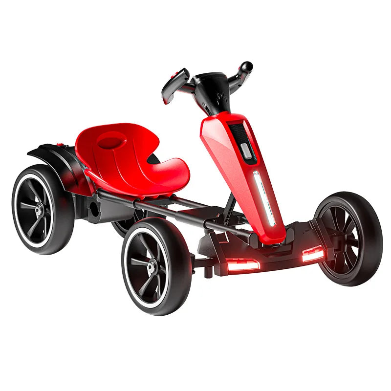 Kart, With Led Light And Music Kids Electric Kart