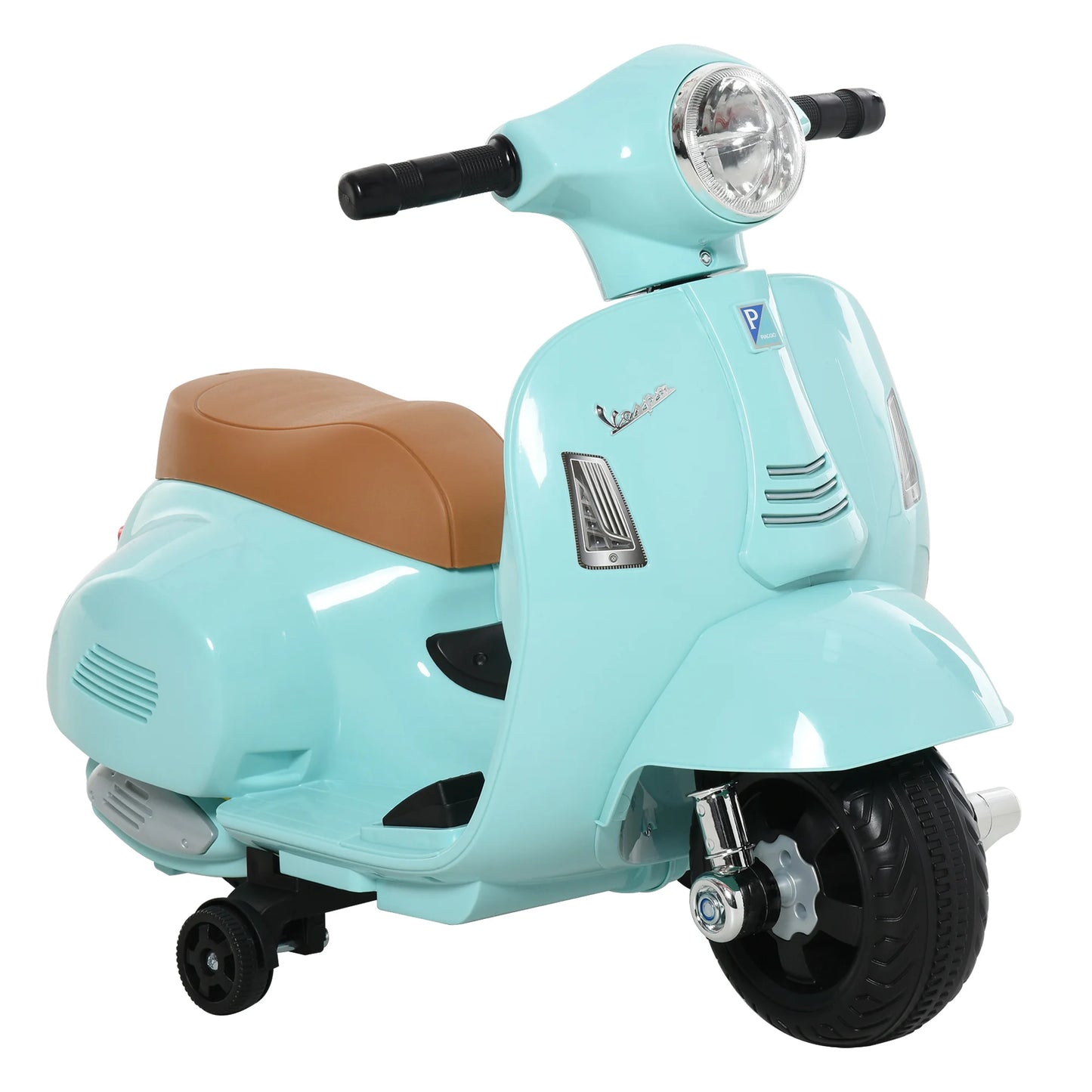 Homcom Electric Vespa Motorcycle for Toddlers – 18-36 Months with Light & Horn