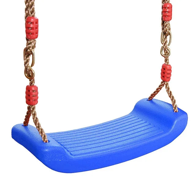 Kids Rainbow Swing Seat – Curved Board with Adjustable Ropes for Indoor & Outdoor Play