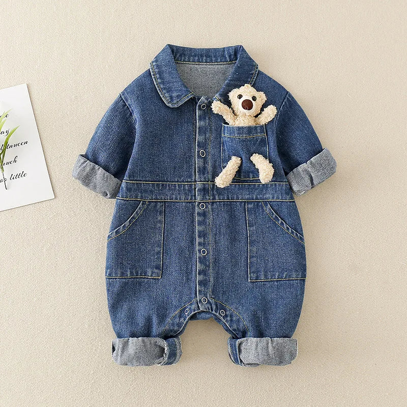 Kids’ Autumn/Spring Jumpsuit – Toddler Outfit & Baby Shower Gift