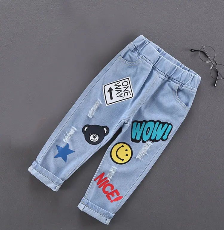 👖 Kids Stretch Denim Jeans